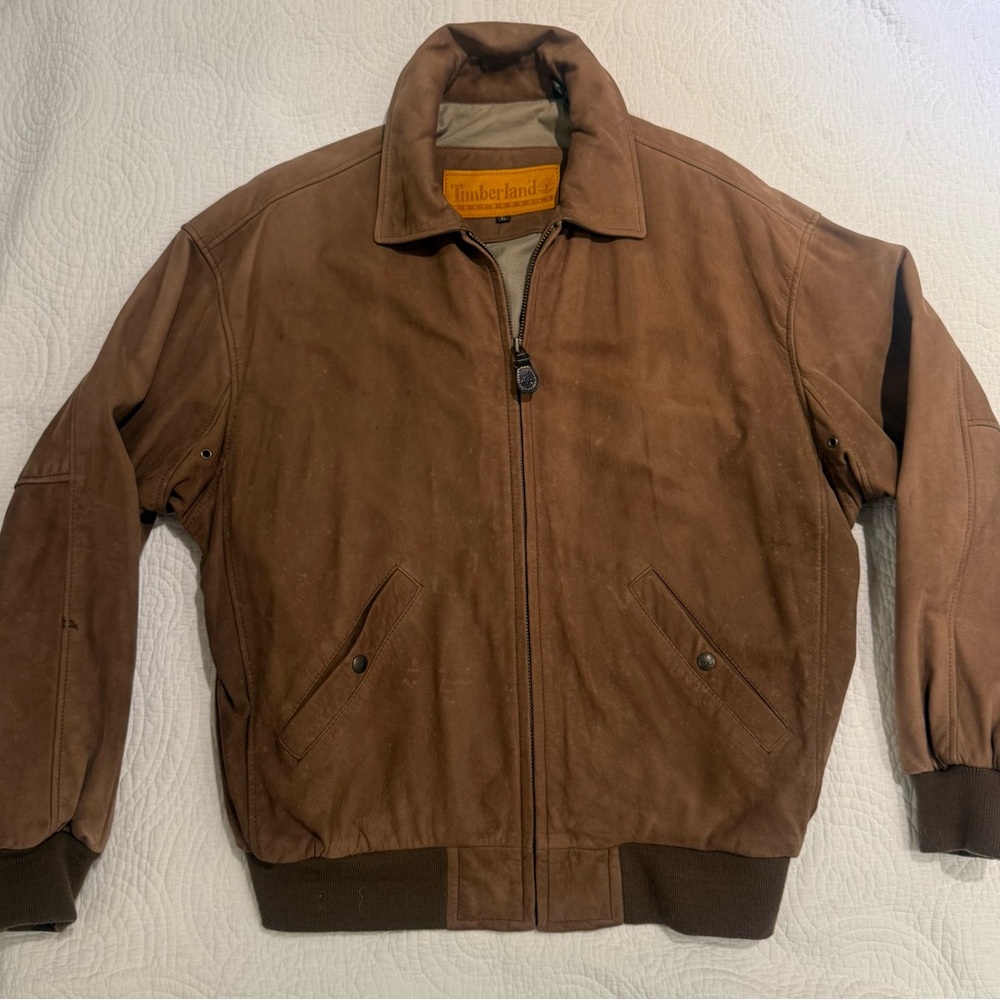 Timberland Men's Tan Bomber Jacket